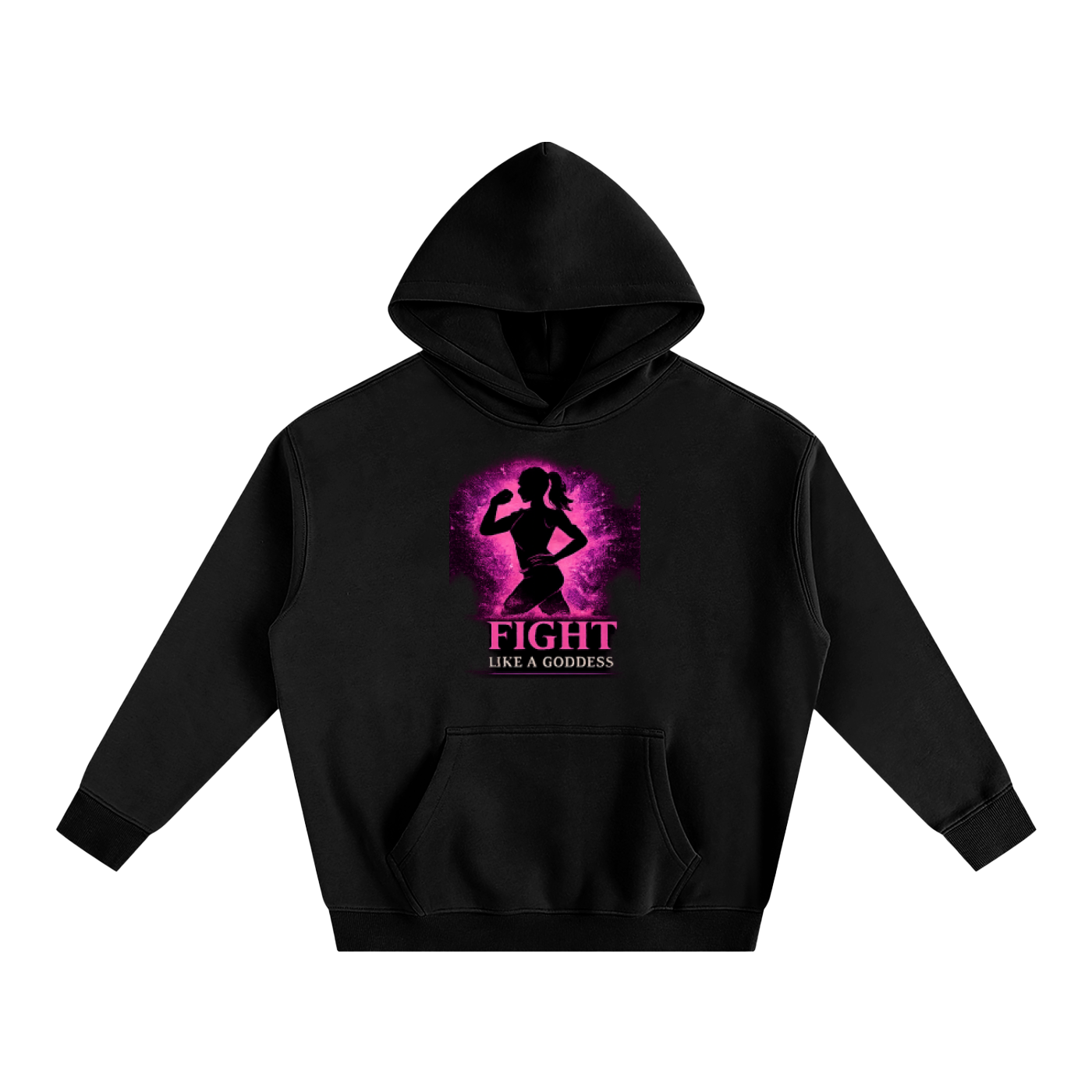 Fight Like A Goddess Oversize Fleeced Hoodie