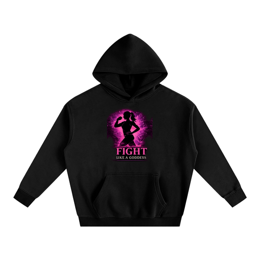 Fight Like A Goddess Oversize Fleeced Hoodie