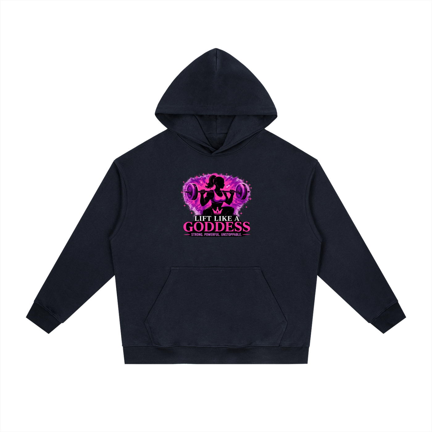 Lift Like a Goddess Essential Heavyweight Drop-Shoulder Hoodie