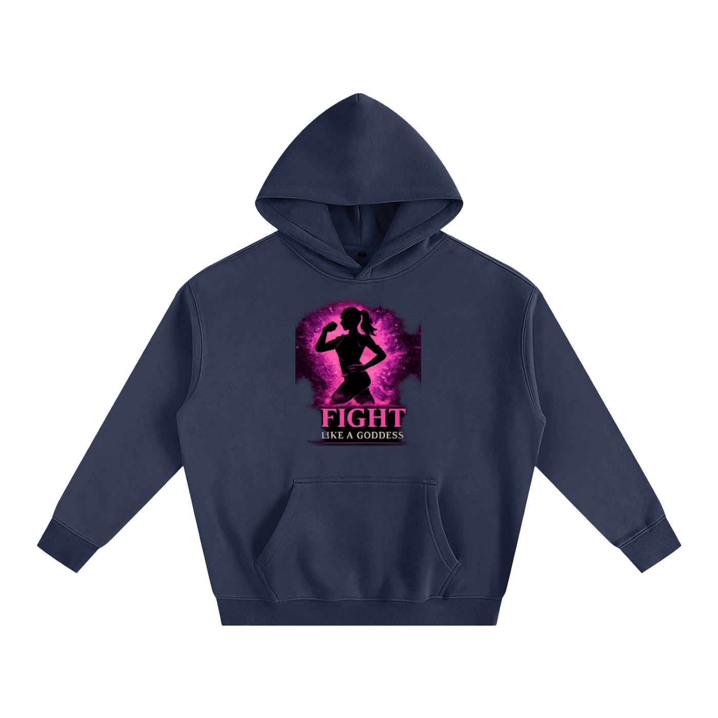 Fight Like A Goddess Oversize Fleeced Hoodie