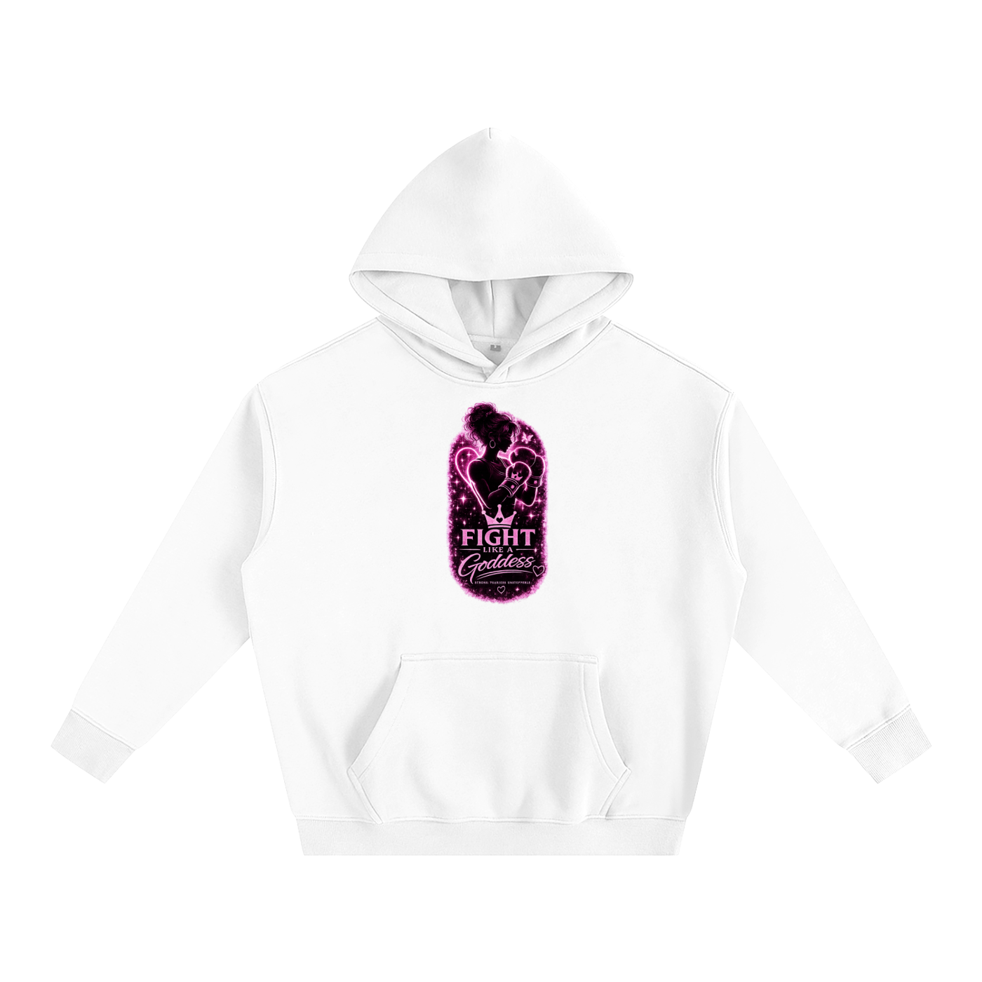 Fight Like A Goddess Oversize Fleeced Hoodie