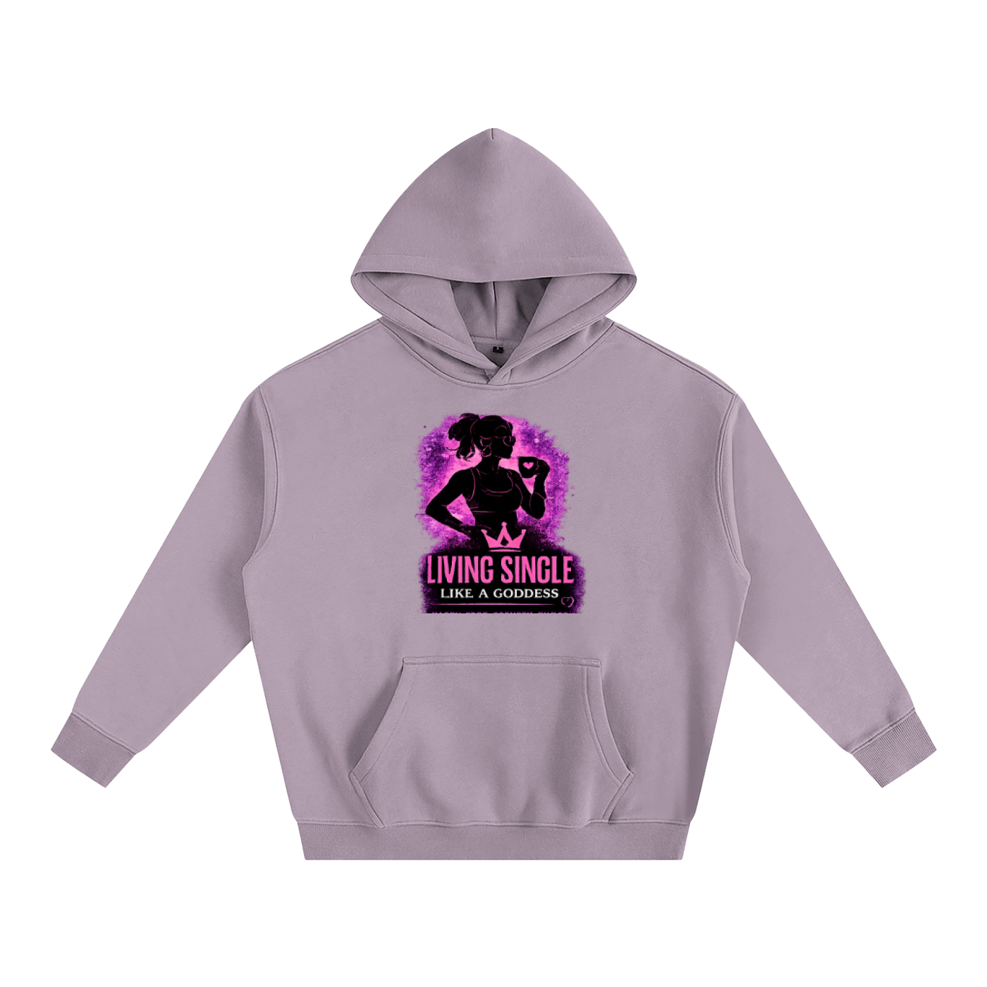 Living Single Like A Goddess Oversize Fleeced Hoodie