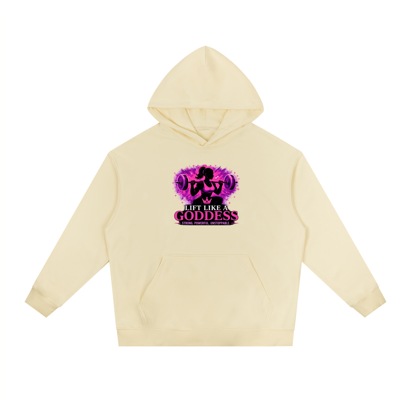 Lift Like a Goddess Essential Heavyweight Drop-Shoulder Hoodie