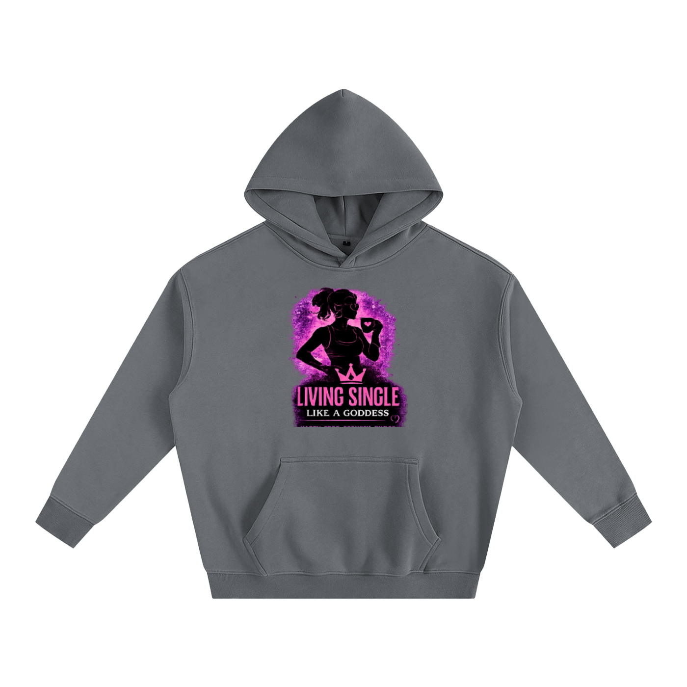 Living Single Like A Goddess Oversize Fleeced Hoodie