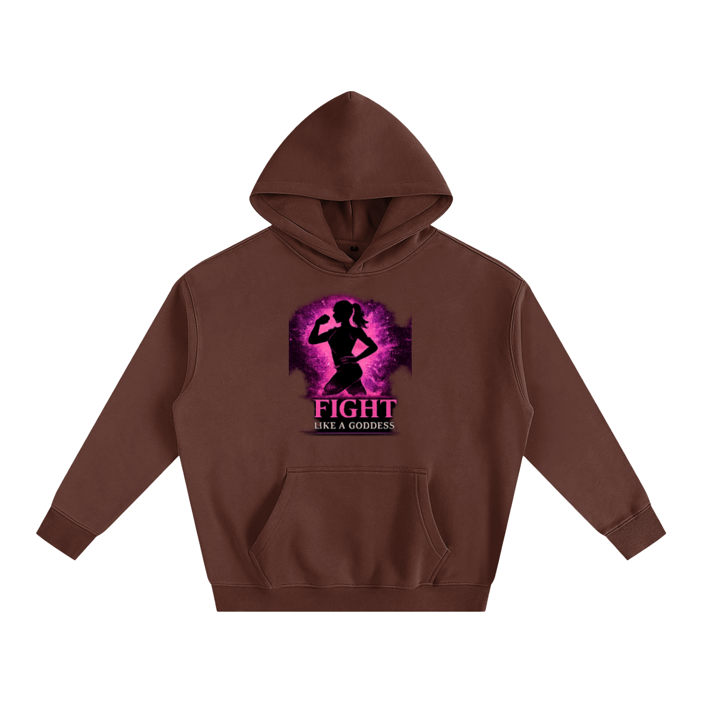 Fight Like A Goddess Oversize Fleeced Hoodie