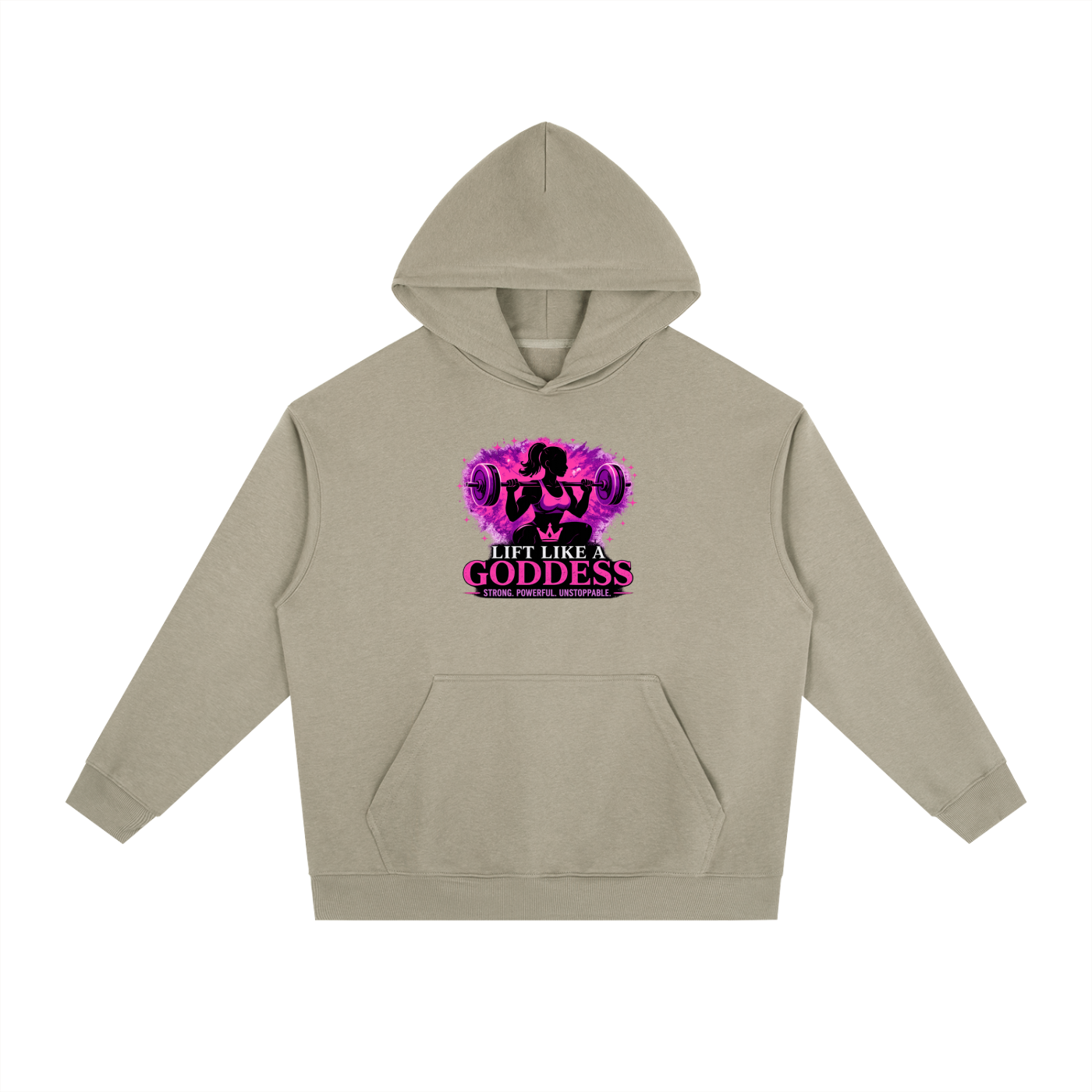 Lift Like a Goddess Essential Heavyweight Drop-Shoulder Hoodie
