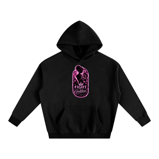 Fight Like A Goddess Oversize Fleeced Hoodie
