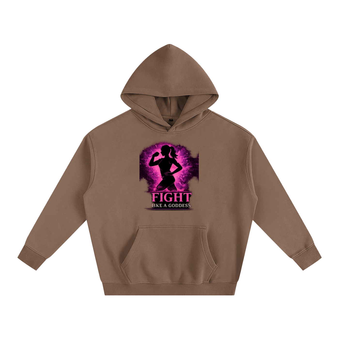 Fight Like A Goddess Oversize Fleeced Hoodie