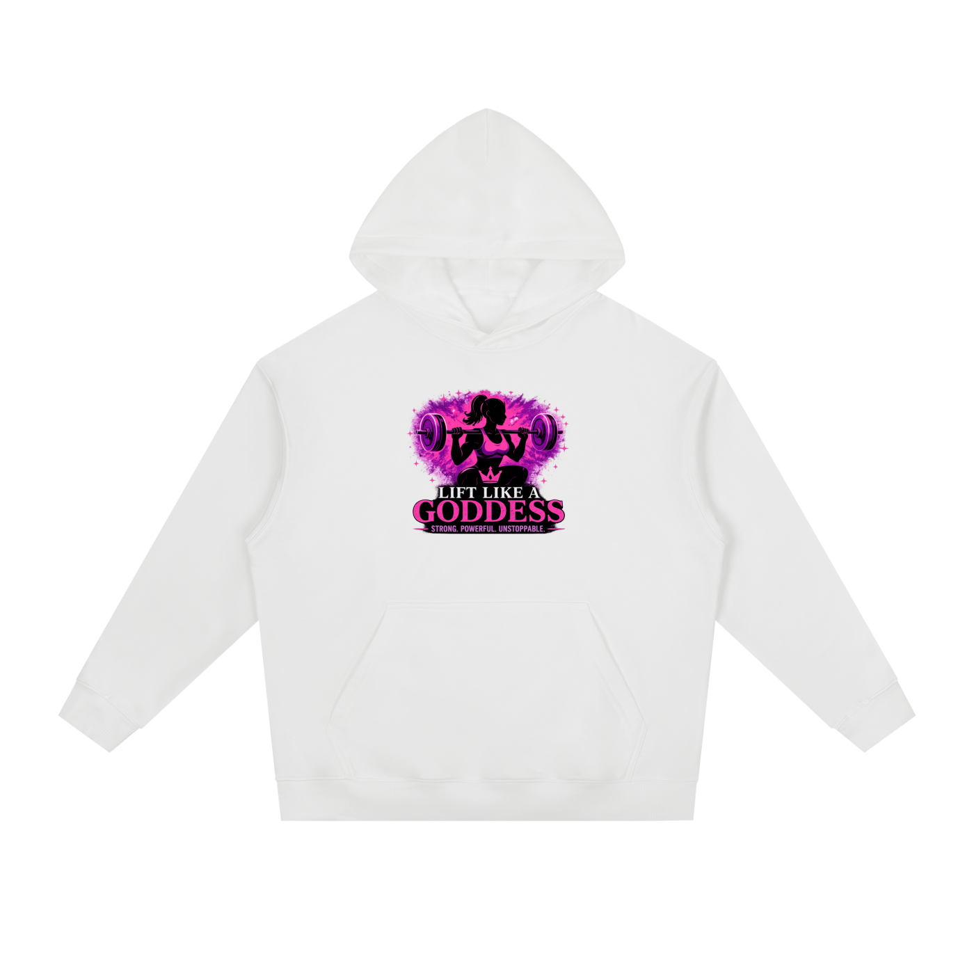 Lift Like a Goddess Essential Heavyweight Drop-Shoulder Hoodie