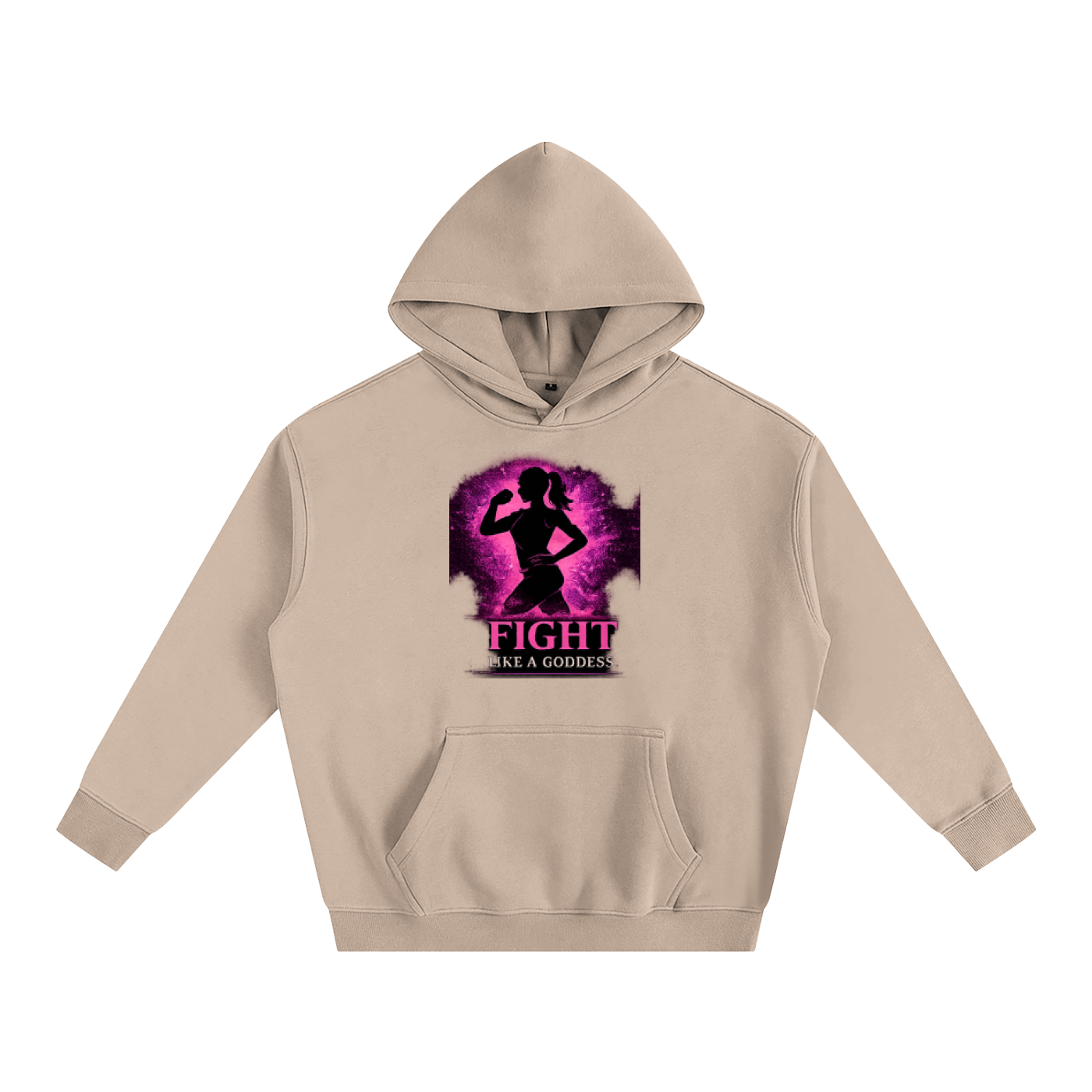 Fight Like A Goddess Oversize Fleeced Hoodie