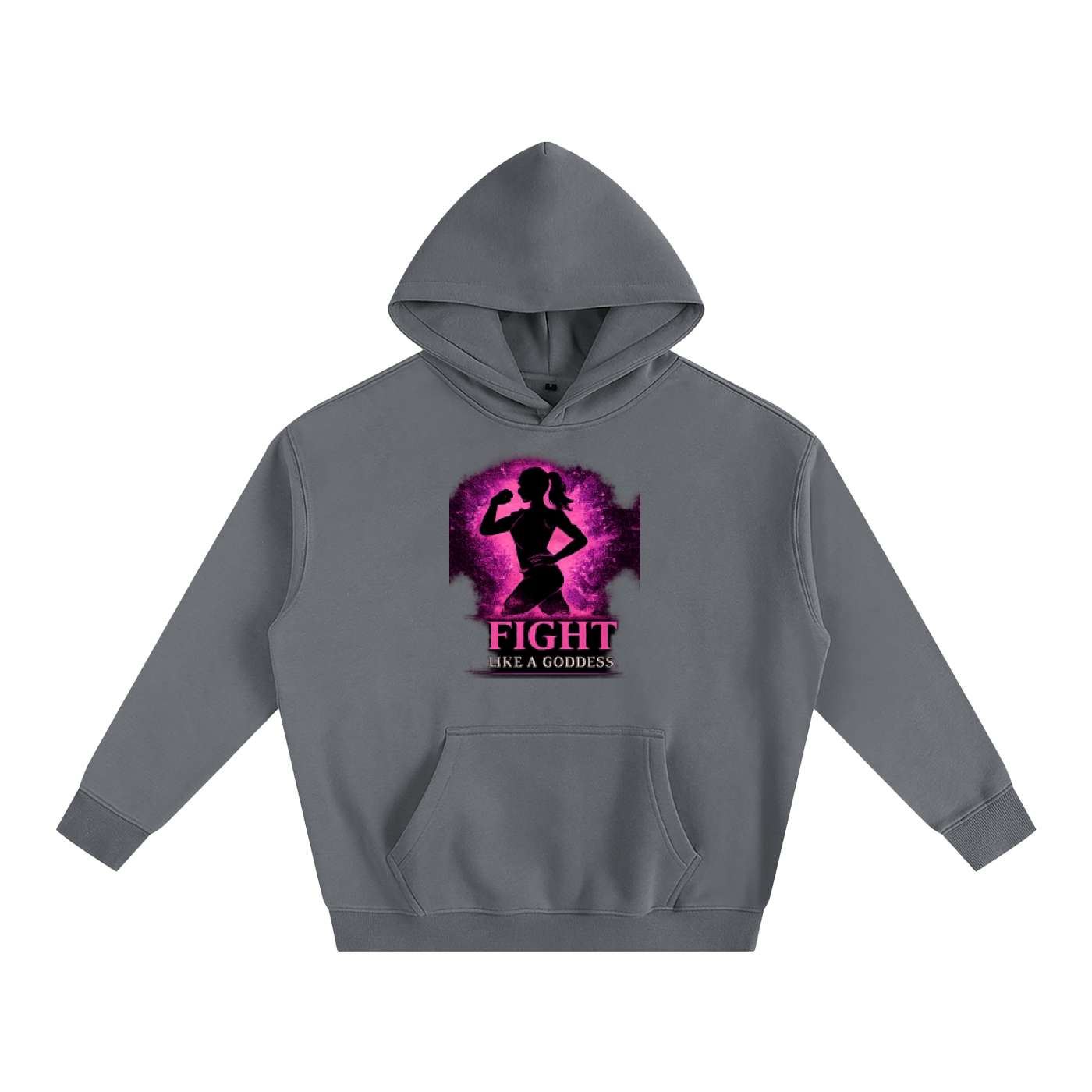 Fight Like A Goddess Oversize Fleeced Hoodie