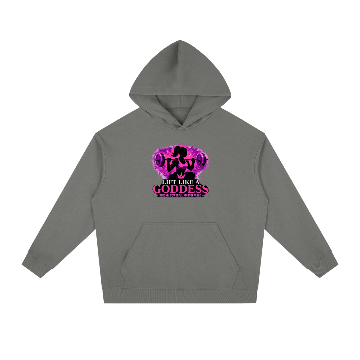 Lift Like a Goddess Essential Heavyweight Drop-Shoulder Hoodie