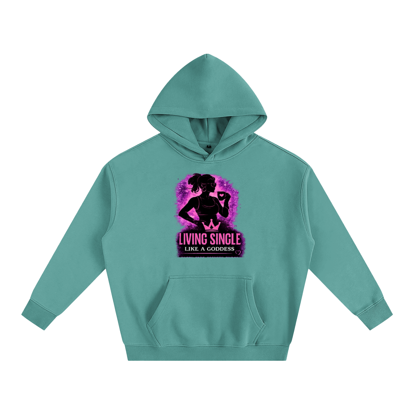 Living Single Like A Goddess Oversize Fleeced Hoodie