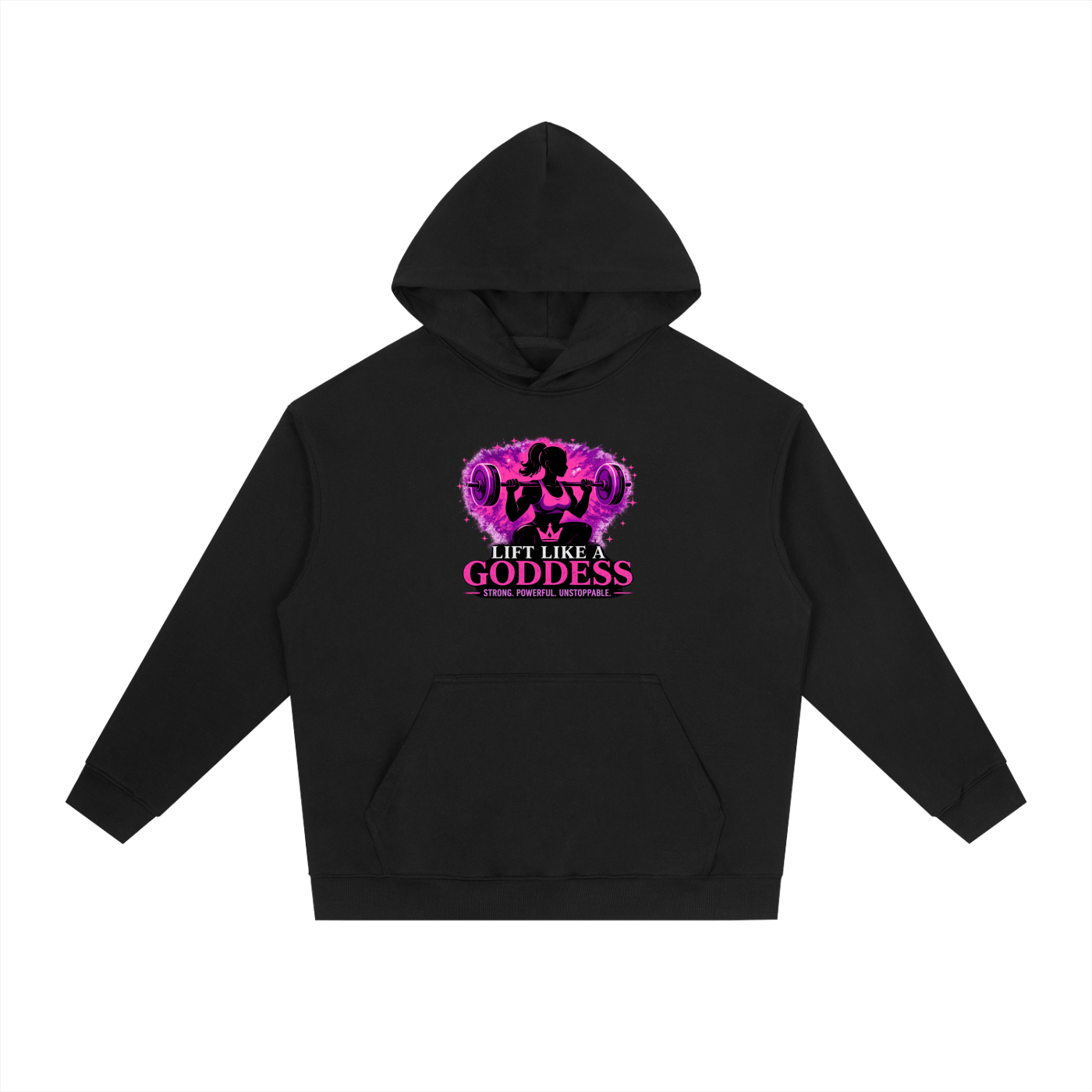 Lift Like a Goddess Essential Heavyweight Drop-Shoulder Hoodie