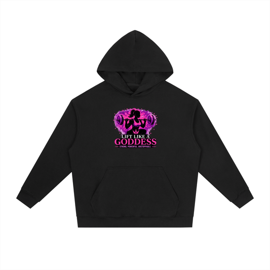 Lift Like a Goddess Essential Heavyweight Drop-Shoulder Hoodie