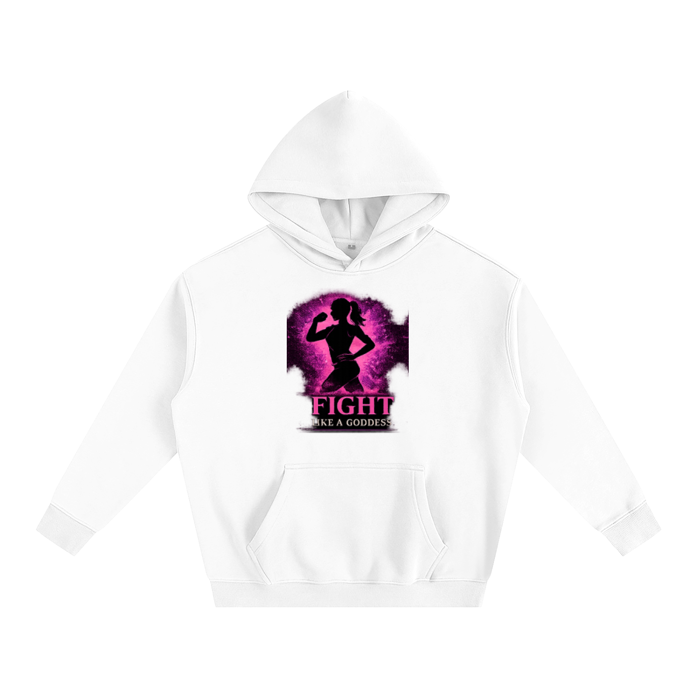 Fight Like A Goddess Oversize Fleeced Hoodie