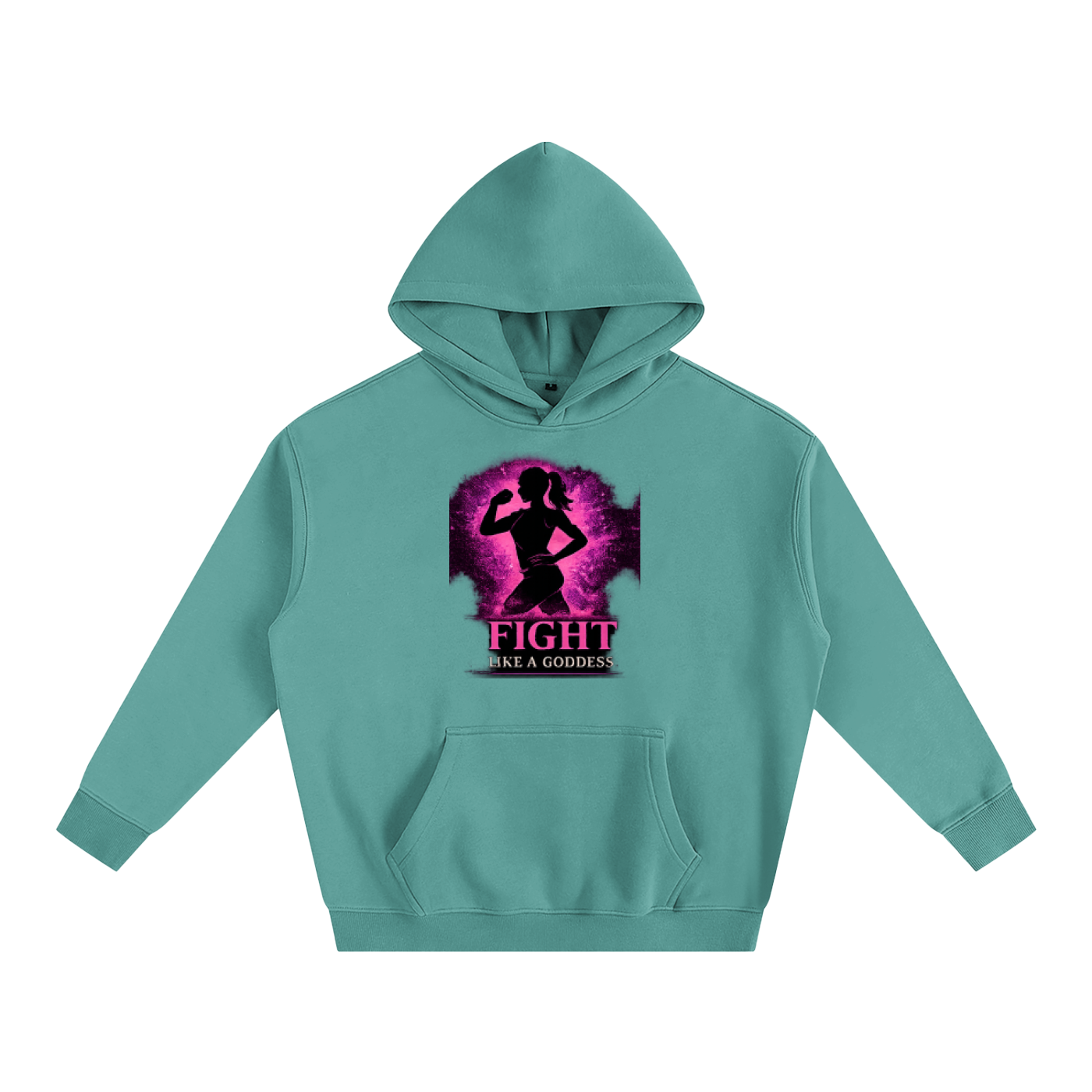Fight Like A Goddess Oversize Fleeced Hoodie