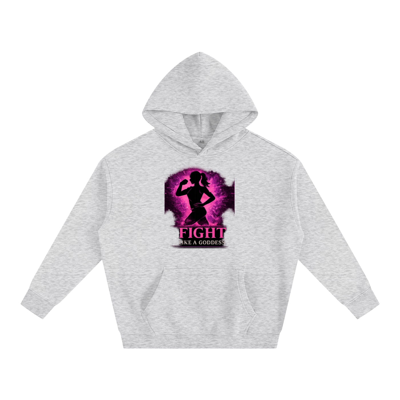 Fight Like A Goddess Oversize Fleeced Hoodie