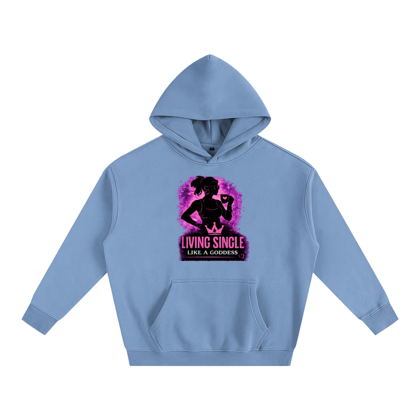 Living Single Like A Goddess Oversize Fleeced Hoodie