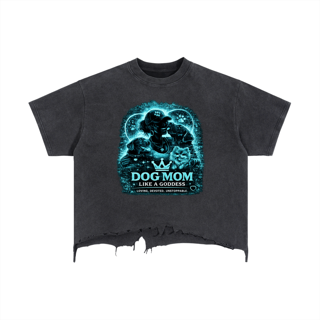 Dog mom,Top,Oversized t shirt,Goddess,T-shirt 