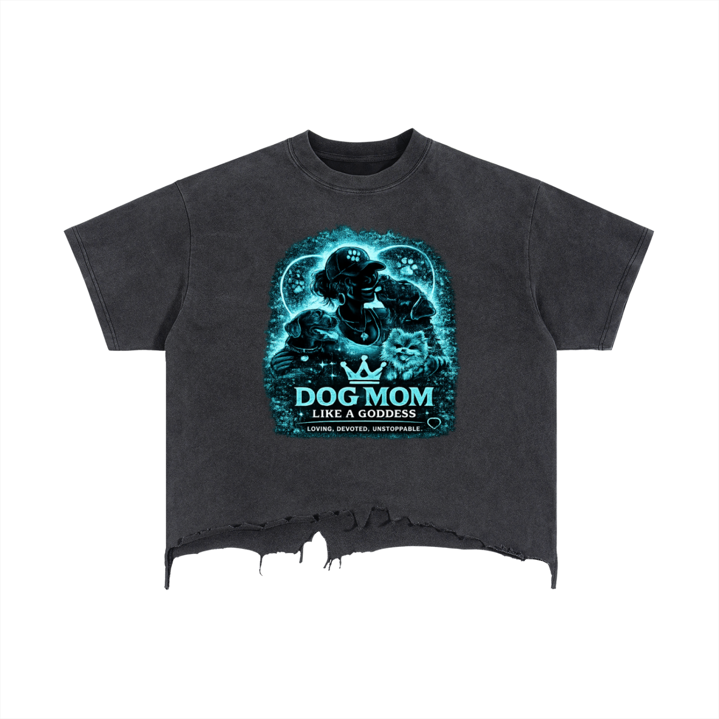 Dog mom,Top,Oversized t shirt,Goddess,T-shirt 