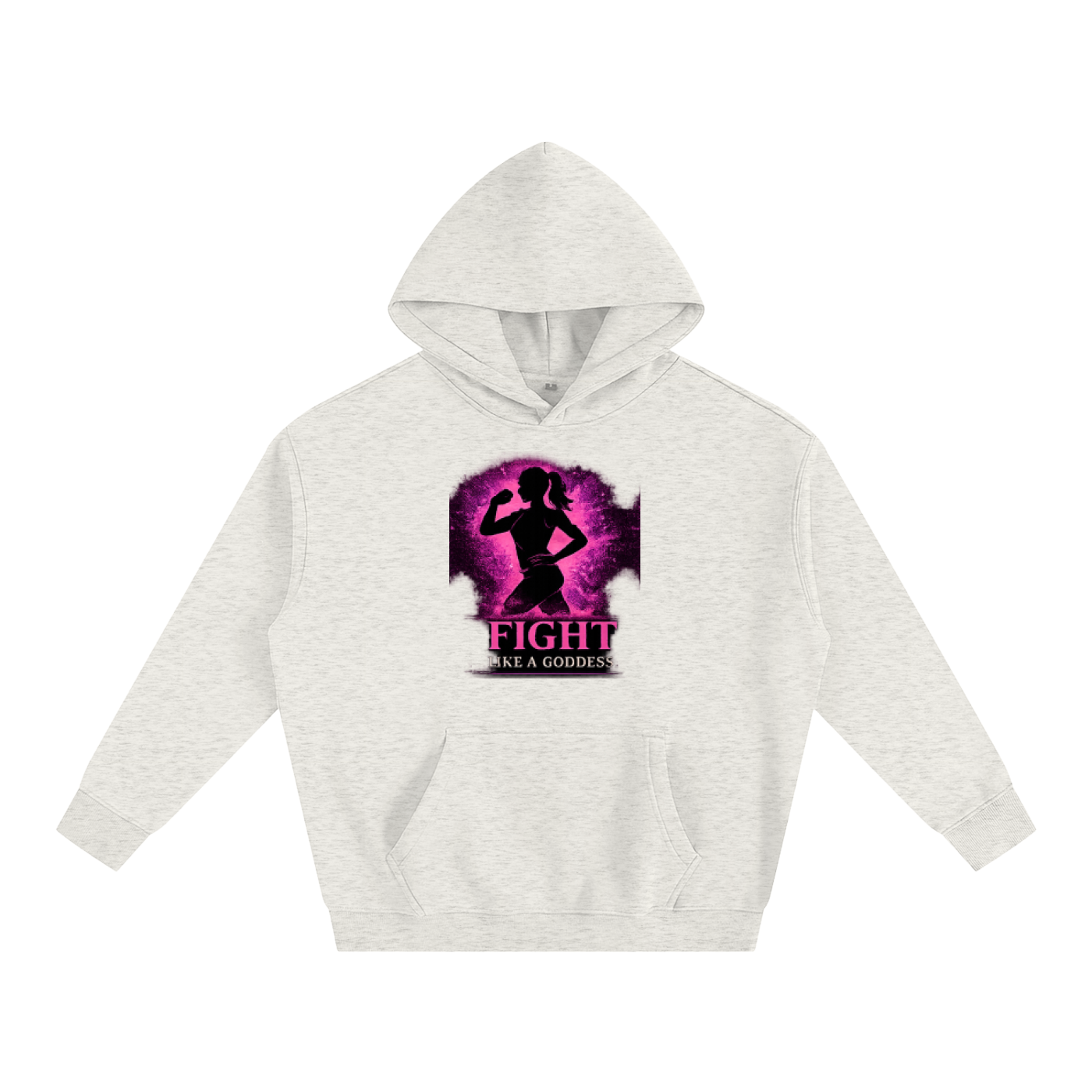 Fight Like A Goddess Oversize Fleeced Hoodie