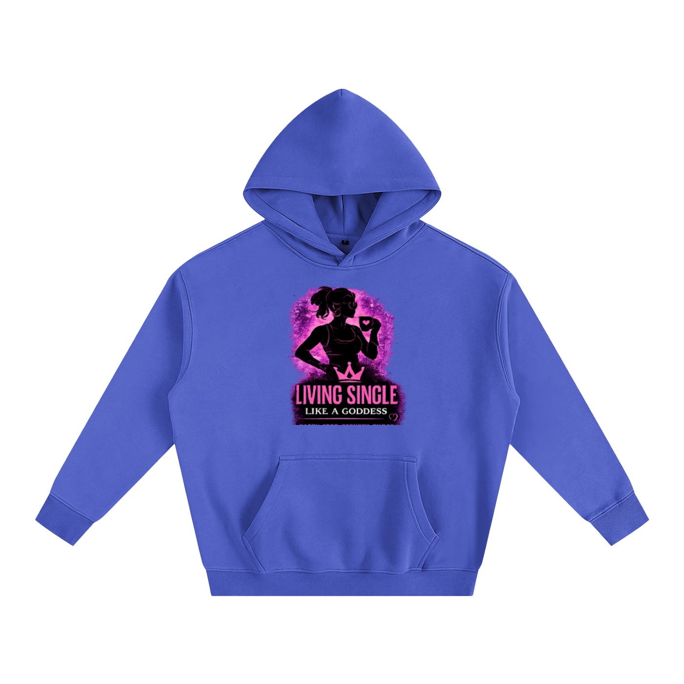 Living Single Like A Goddess Oversize Fleeced Hoodie