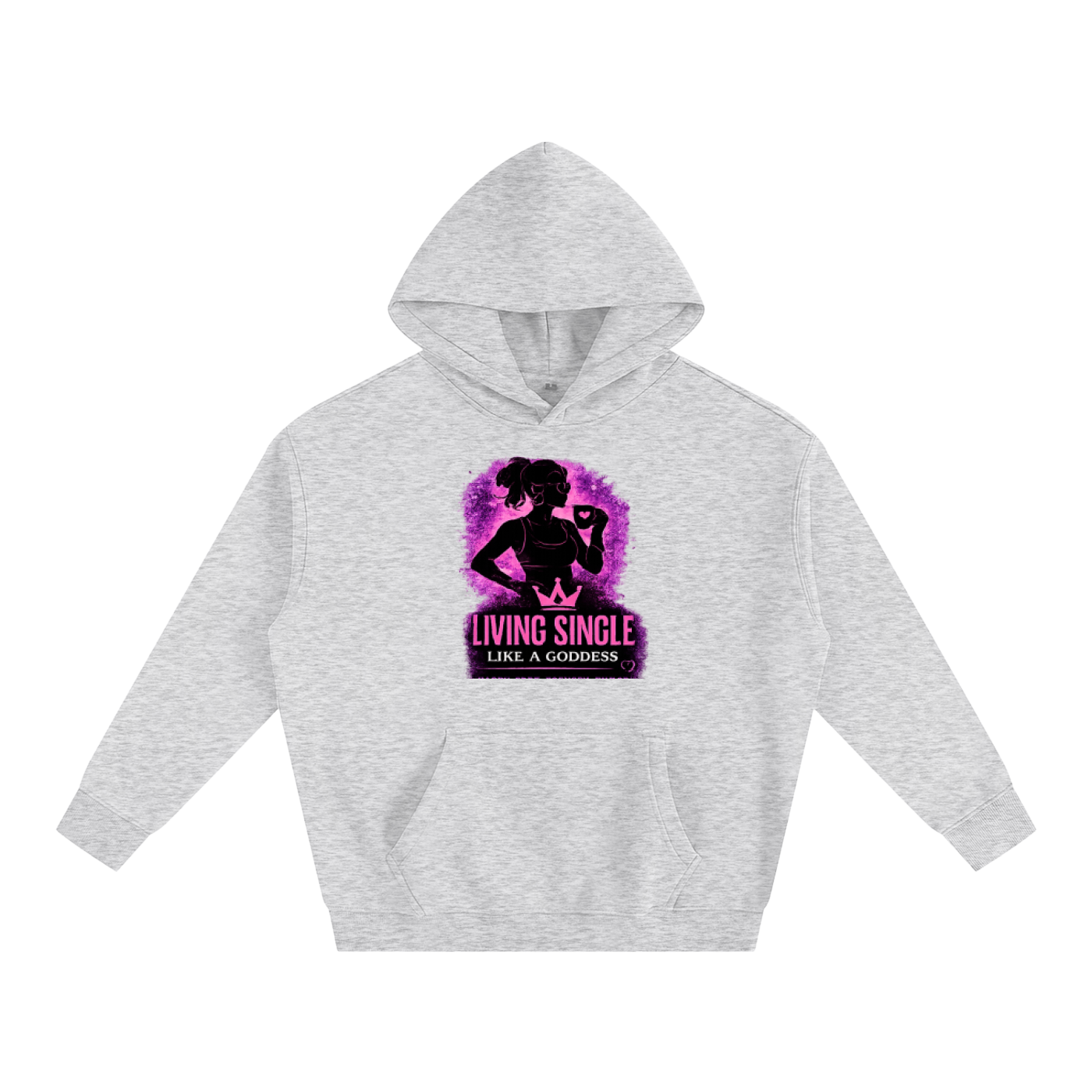 Living Single Like A Goddess Oversize Fleeced Hoodie