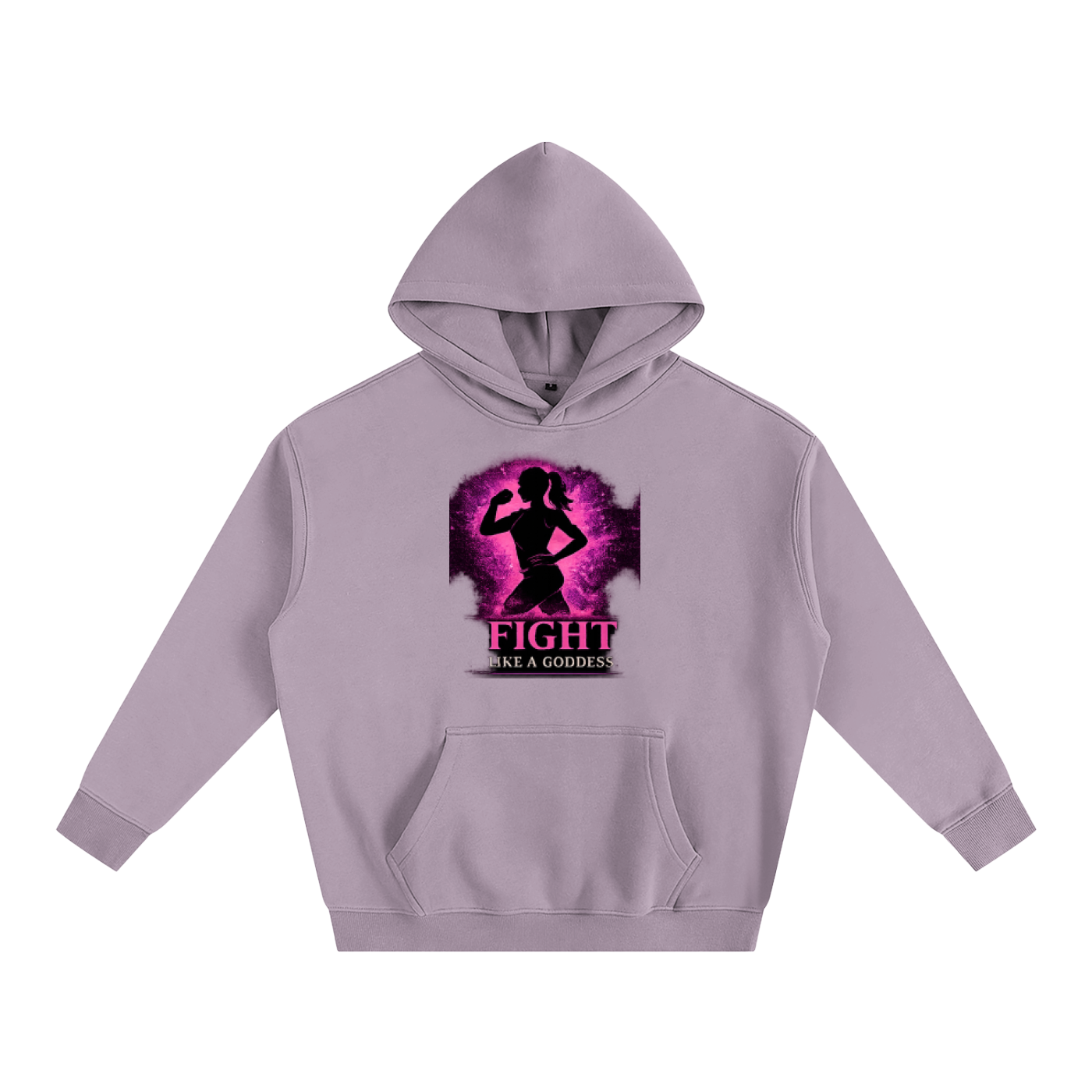 Fight Like A Goddess Oversize Fleeced Hoodie